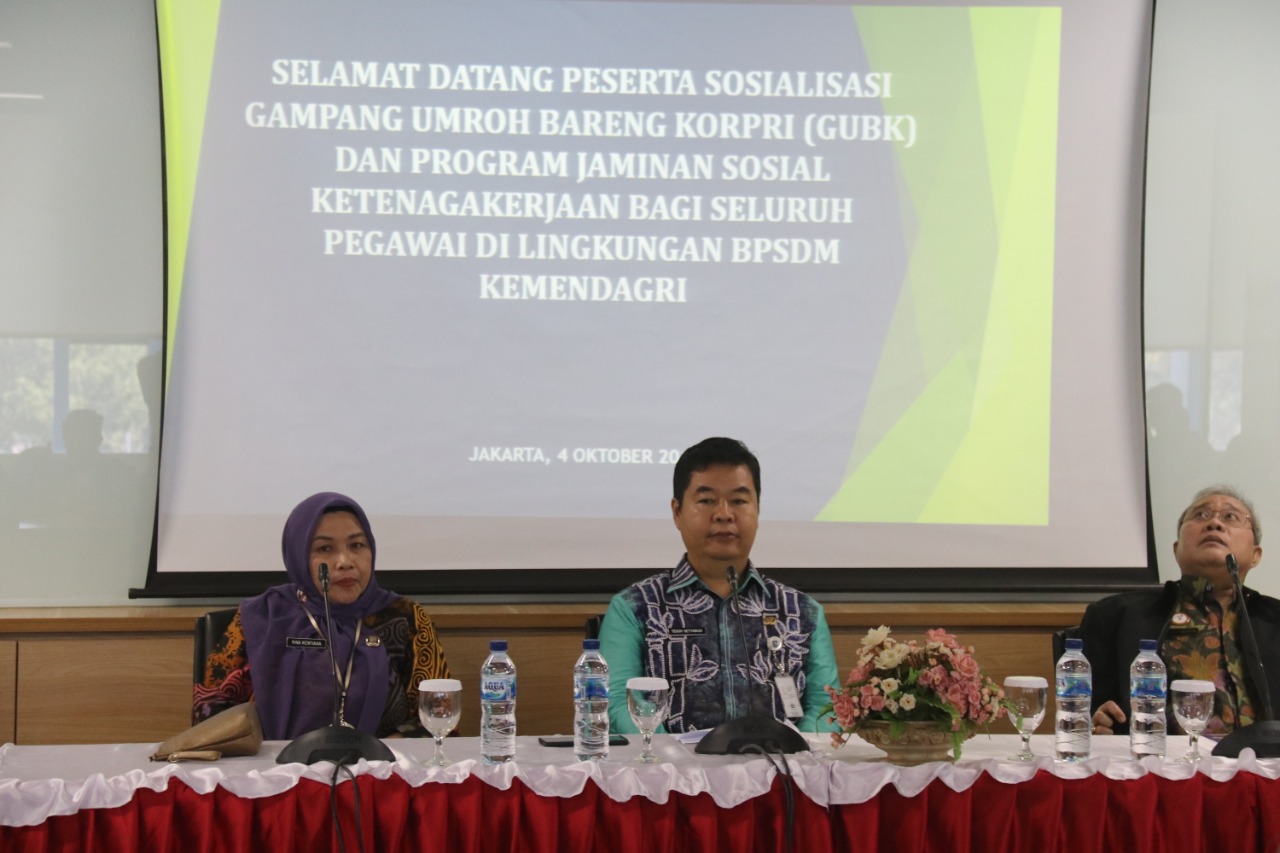Sosialisasi Gubk Bersama Bpsdm Kemendagri